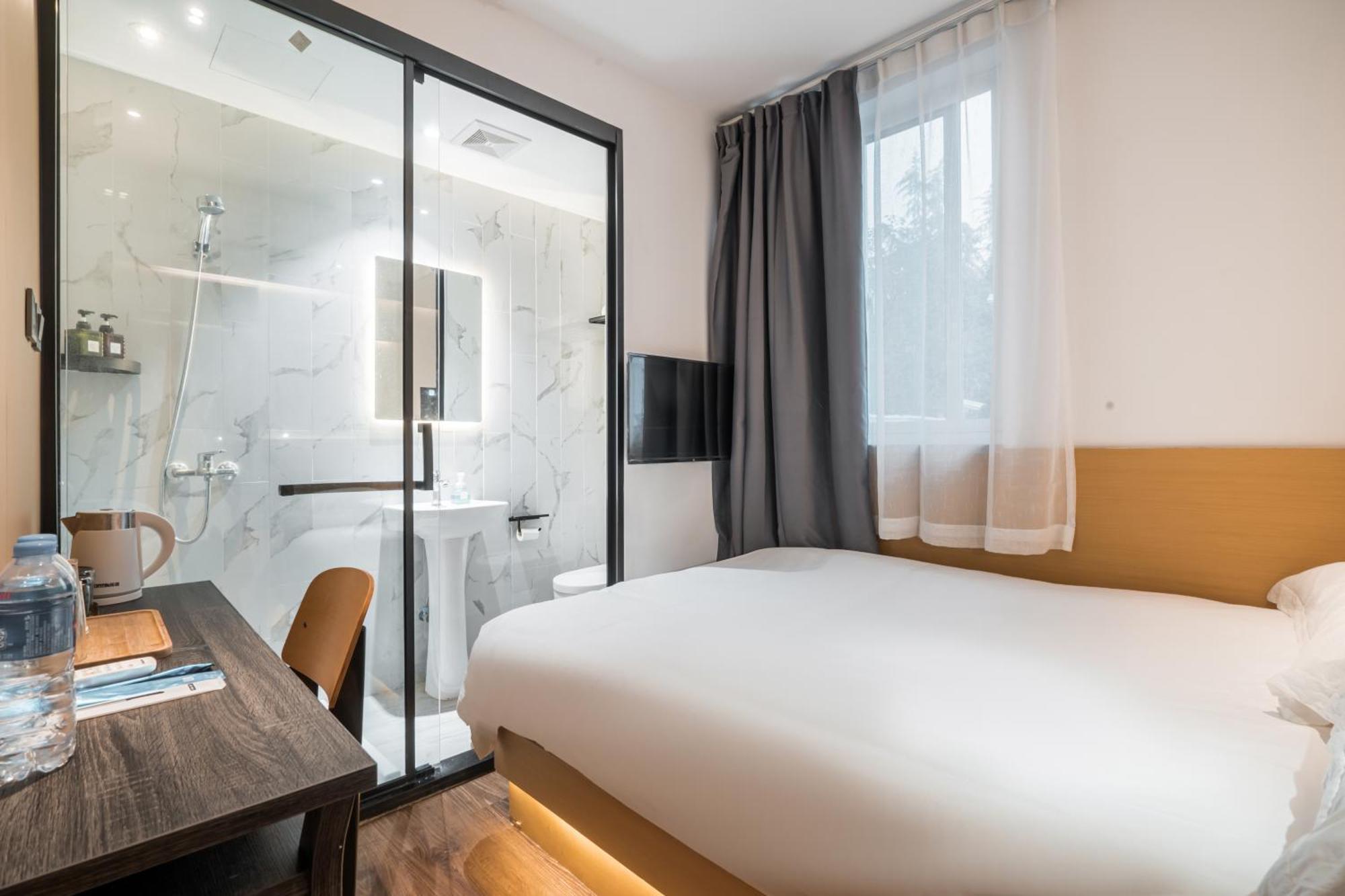 Joy Hongqiao Airport And Railway Hotel Shanghai Buitenkant foto